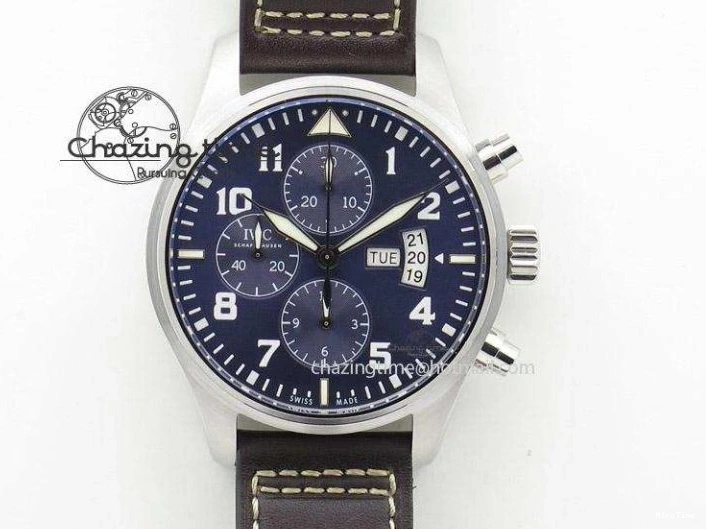 MIROTIME 1230 BestValue Mark XVIII IW328101 Black Ceramic M+F 1:1 Best Edition Blue Dial on Blue Nylon Strap A 7058